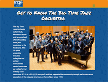 Tablet Screenshot of bigtimejazz.org